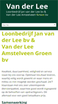 Mobile Screenshot of janvdlee.nl