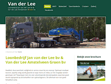 Tablet Screenshot of janvdlee.nl